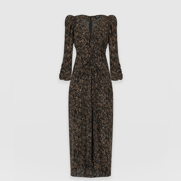 Saint + Sofia Paloma Ruched Dress - size 10 - Picture 5 of 12